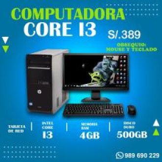 computadora core i3 